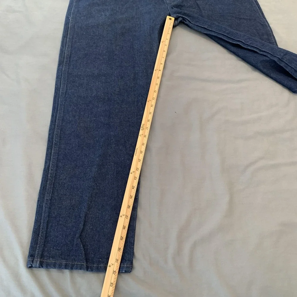 Wrangler Jeans Mens 52x32 Classic Fit 13MWZ Cowboy Western Denim Straight Leg - Picture 5 of 9